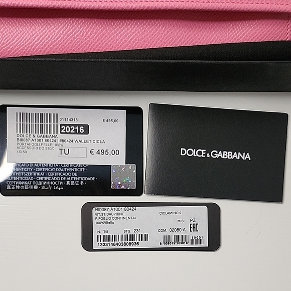 NWT Dolce & Gabbana Dauphine Wallet - Picture 7 of 12